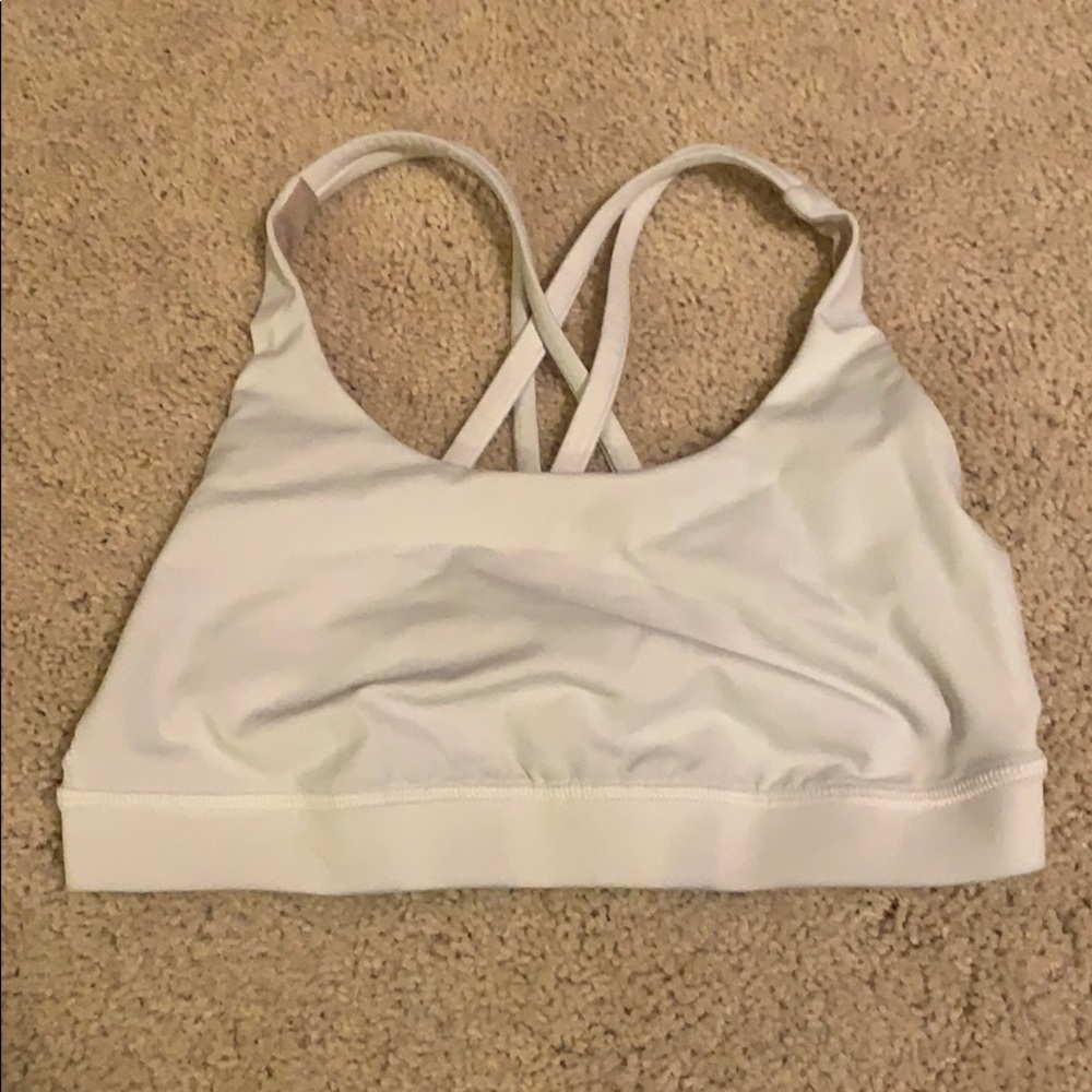 Lululemon Energy Bra - Size 6 - White